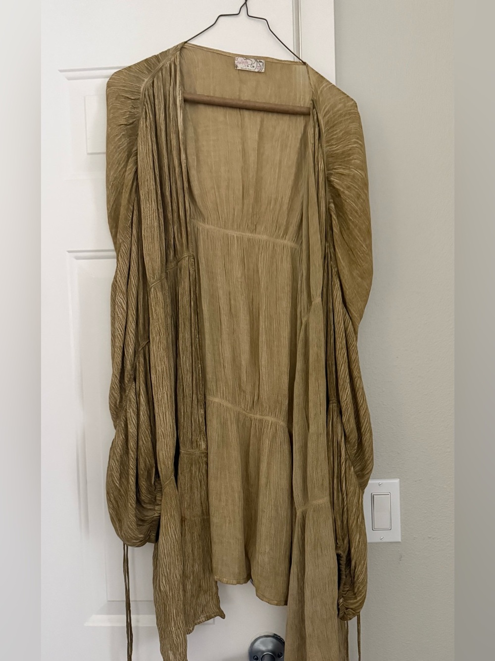 Free People Juliet Sheer Tie Duster